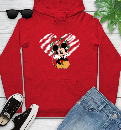 NBA Boston Celtics The Heart Mickey Mouse Disney Basketball Youth Hoodie 12