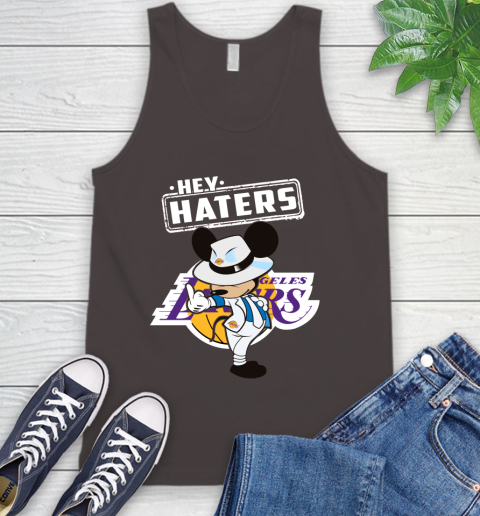 NBA Hey Haters Mickey Basketball Sports Los Angeles Lakers Tank Top 6