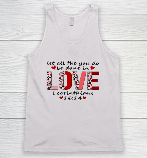 Leopard You Do Be Done In Love Christian Valentine Tank Top