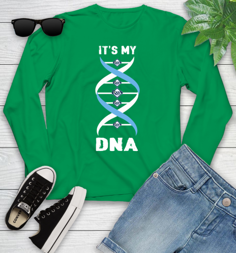 Tampa Bay ays MLB Baseball It's My DNA Sports Youth Long Sleeve 7