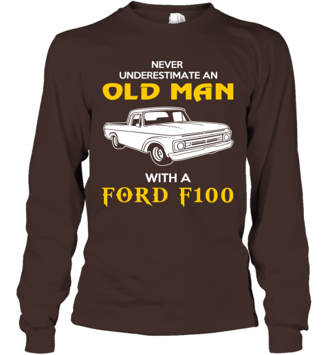 Old Man With MG MGB Gift Never Underestimate Old Man Grandpa Father Husband Who Love or Own Vintage Car Long Sleeve