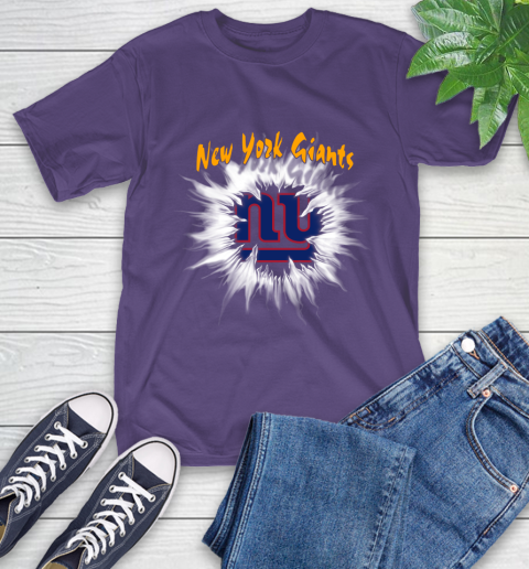 New York Giants NFL Football Adoring Fan Rip Sports T-Shirt 5