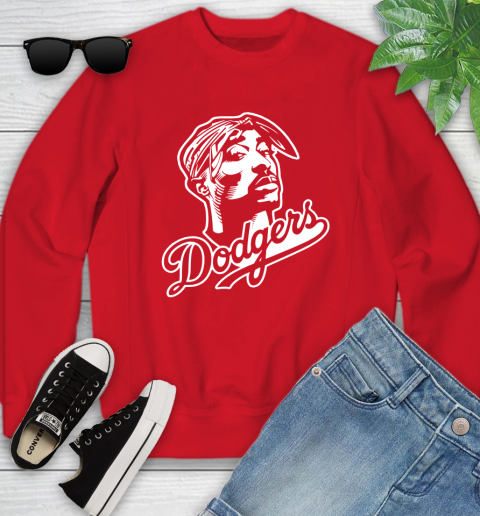 Red tupac sweatshirt sale