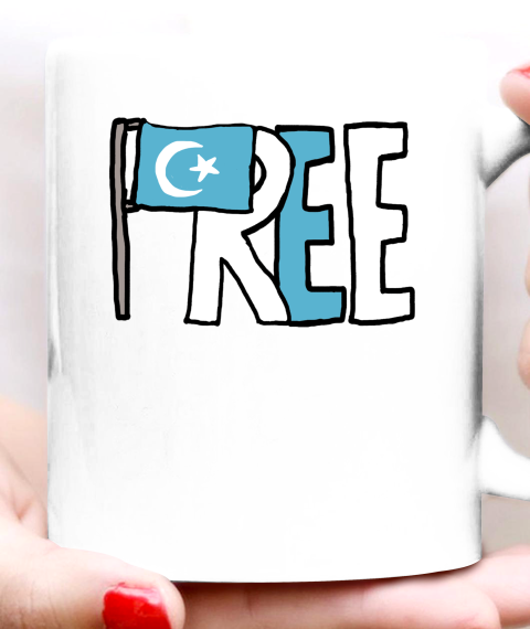 Free the Uyghurs Support Uighur Ceramic Mug 11oz
