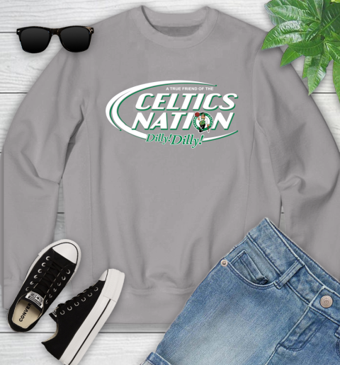 NBA A True Friend Of The Boston Celtics Dilly Dilly Basketball Sports Youth Sweatshirt 3