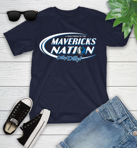 NBA A True Friend Of The Dallas Mavericks Dilly Dilly Basketball Sports Youth T-Shirt 2