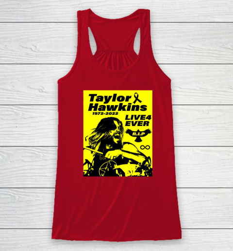 Taylor Hawkins Shirt RIP Foo Fighters Drummer 1972  2022 Racerback Tank 3
