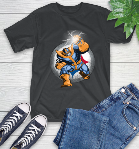 Pittsburgh Steelers NFL Football Thanos Avengers Infinity War Marvel T-Shirt