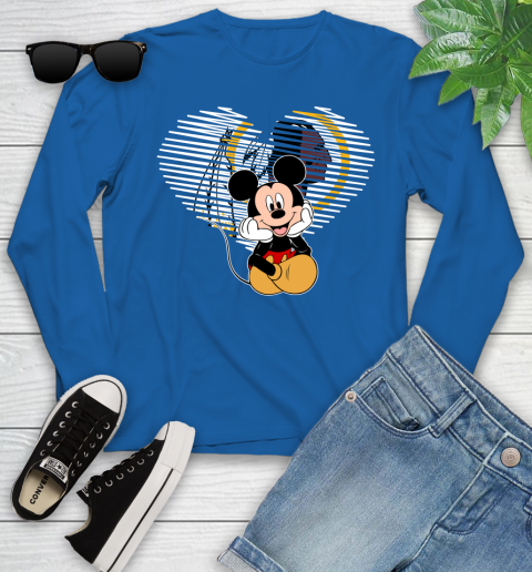 NFL Washington Redskins The Heart Mickey Mouse Disney Football T Shirt_000 Youth Long Sleeve 10