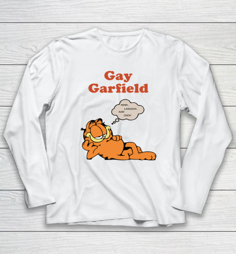 Gay Garfield Shirt Long Sleeve T-Shirt
