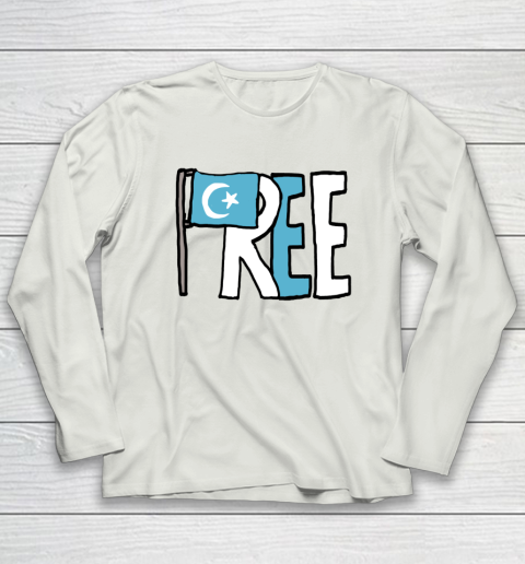 Free the Uyghurs Support Uighur Long Sleeve T-Shirt 7