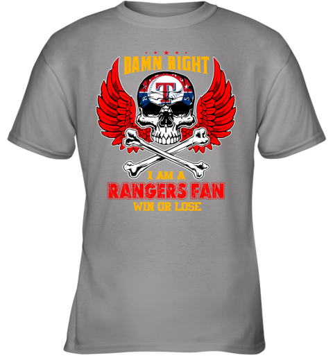 texas rangers skull shirt