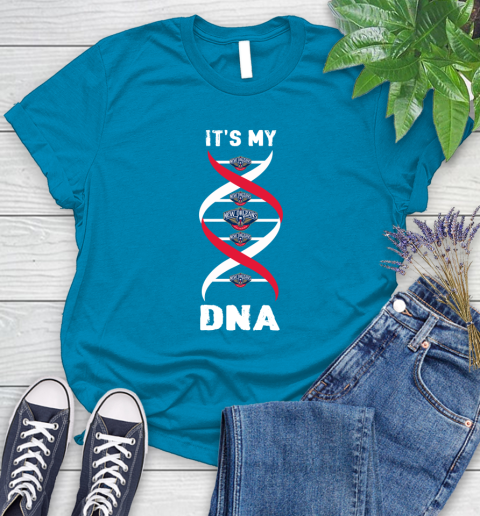 New Orleans Pelicans NBA Basketball It's My DNA Sports Women's T-Shirt 10