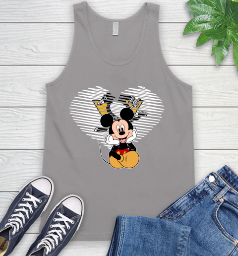NHL Pittsburgh Penguins The Heart Mickey Mouse Disney Hockey Tank Top 3