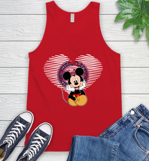 MLB Minnesota Twins The Heart Mickey Mouse Disney Baseball T Shirt_000 Tank Top 5