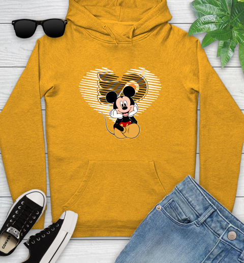 NHL Philadelphia Flyers The Heart Mickey Mouse Disney Hockey Youth Hoodie 2