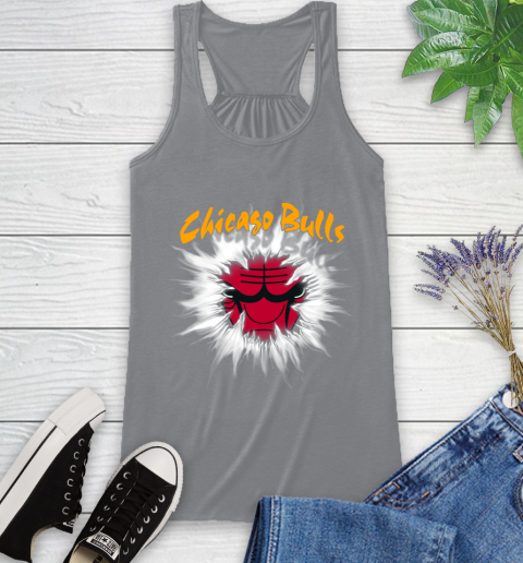 Chicago Bulls NBA Basketball Rip Sports Racerback Tank 4