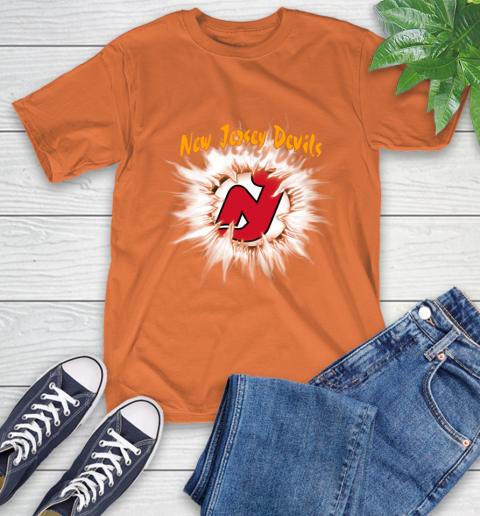 New Jersey Devils NHL Hockey Adoring Fan Rip Sports T-Shirt 4