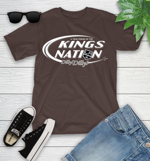 NHL A True Friend Of The Los Angeles Kings Dilly Dilly Hockey Sports Youth T-Shirt 7