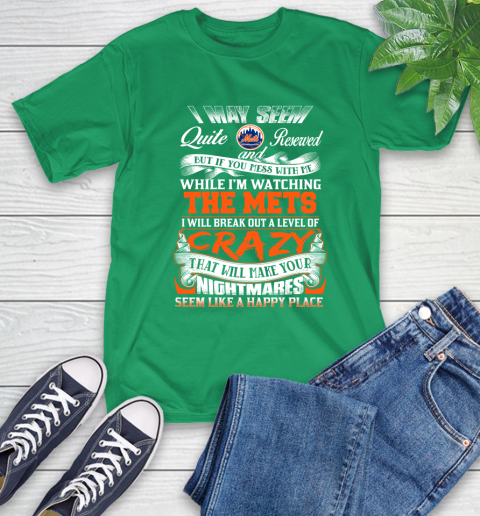 New York Mets MLB Baseball Don't Mess With Me While I'm Watching My Team T-Shirt 7