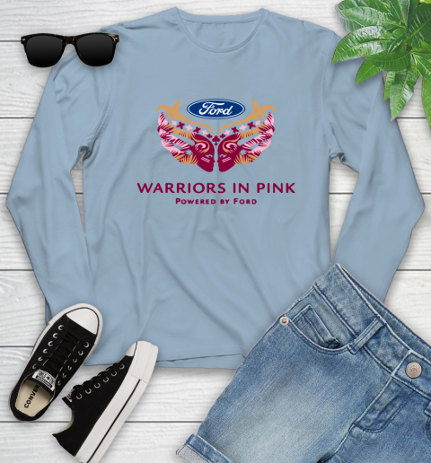 Ford cares warriors in pink Youth Long Sleeve 6