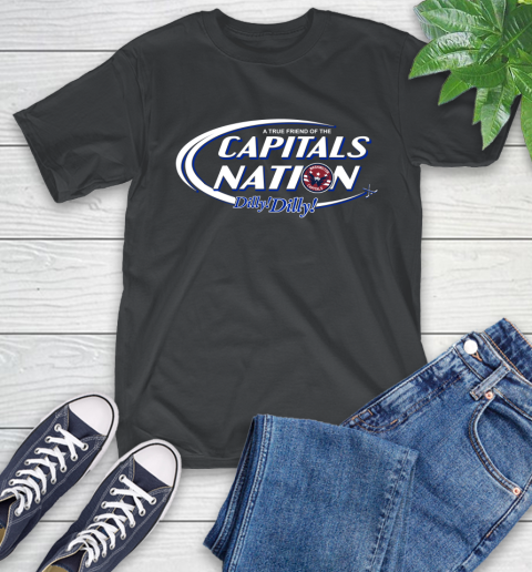 NHL A True Friend Of The Washington Capitals Dilly Dilly Hockey Sports T-Shirt