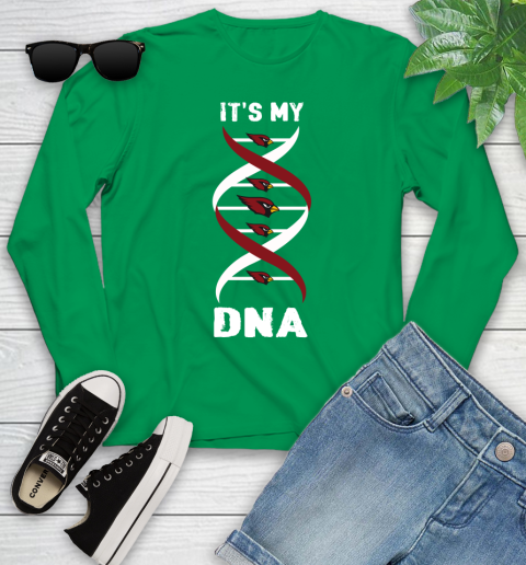 Arizona Cardinals NFL Football It's My DNA Sports Youth Long Sleeve 7