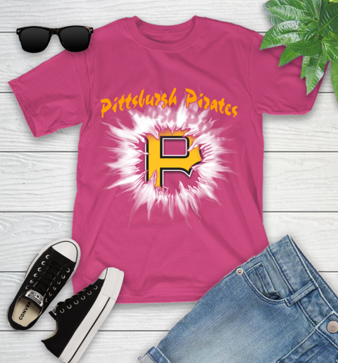 Pittsburgh Pirates MLB Baseball Adoring Fan Rip Sports Youth T-Shirt 11