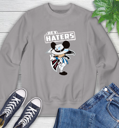 NFL Hey Haters Mickey Football Sports Atlanta Falcons Sweatshirt 5