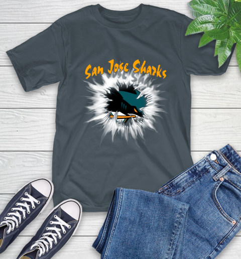 San Jose Sharks NHL Hockey Adoring Fan Rip Sports T-Shirt 10