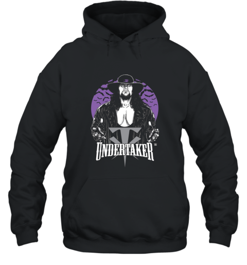 WWE Vintage Undertaker Logo T Shirt Hooded