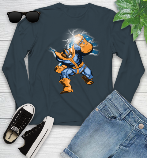 Detroit Lions NFL Football Thanos Avengers Infinity War Marvel Youth Long Sleeve 9