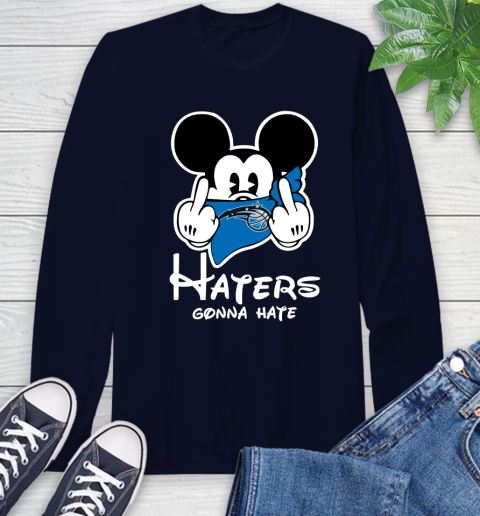 NBA Orlando Magic Haters Gonna Hate Mickey Mouse Disney Basketball T Shirt Long Sleeve T-Shirt 3