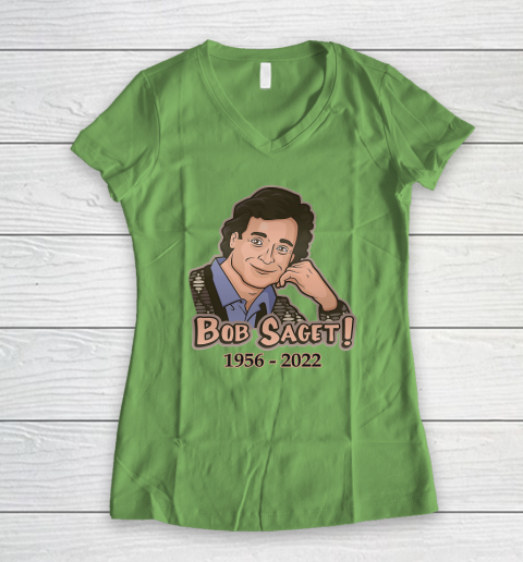 RIP Bob Saget 1956  2022 Women's V-Neck T-Shirt 4