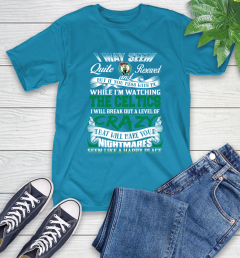 Boston Celtics NBA Basketball Don't Mess With Me While I'm Watching My Team T-Shirt 9
