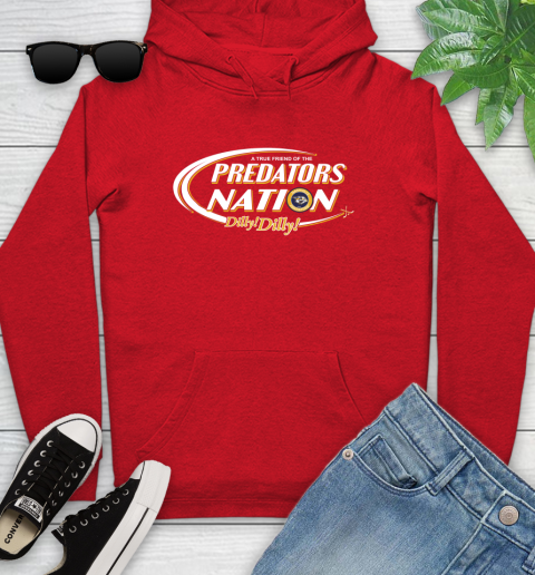 NHL A True Friend Of The Nashville Predators Dilly Dilly Hockey Sports Youth Hoodie 12