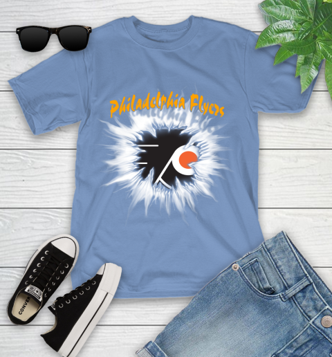 Philadelphia Flyers NHL Hockey Adoring Fan Rip Sports Youth T-Shirt 15