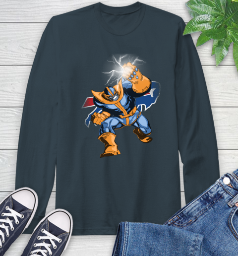 Buffalo Bills NFL Football Thanos Avengers Infinity War Marvel Long Sleeve T-Shirt 9