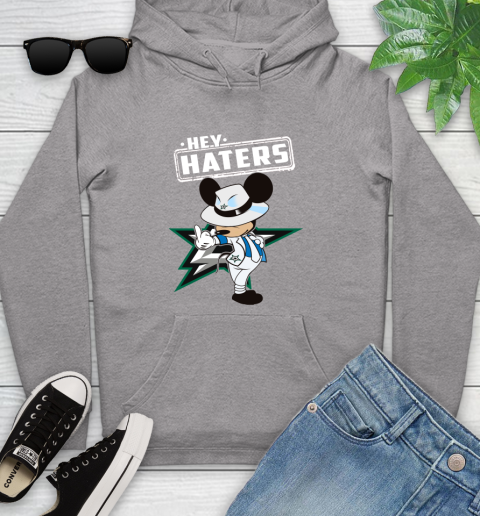 NHL Hey Haters Mickey Hockey Sports Dallas Stars Youth Hoodie 6