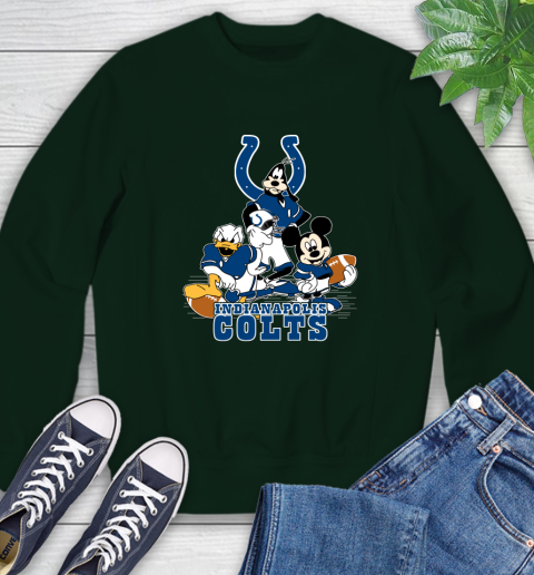 NFL Indianapolis Colts Mickey Mouse Donald Duck Goofy Football Shirt Sweatshirt 12
