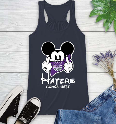 NBA Sacramento Kings Haters Gonna Hate Mickey Mouse Disney Basketball T Shirt Racerback Tank 10