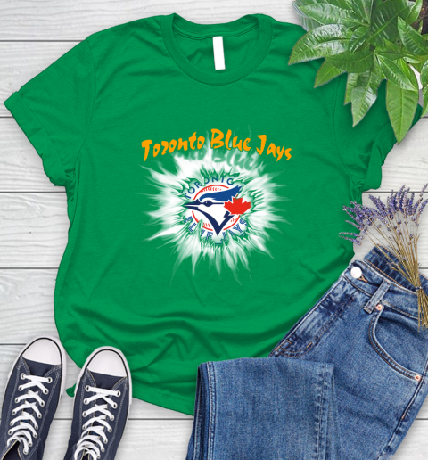 Toronto Blue Jays MLB Baseball Adoring Fan Rip Sports Women's T-Shirt 9