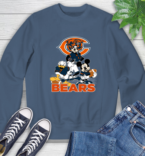 NFL Chicago Bears Mickey Mouse Donald Duck Goofy Football Shirt Sweatshirt 8