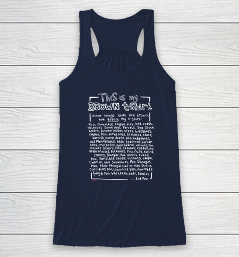 This Is My Brown Racerback Tank 5