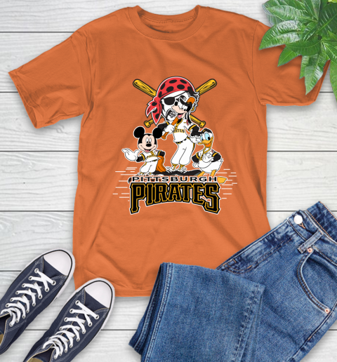MLB Pittsburgh Pirates Mickey Mouse Donald Duck Goofy Baseball T Shirt T-Shirt 4