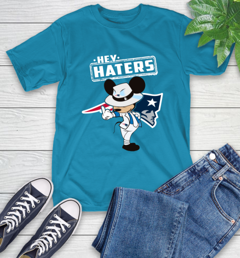 NFL Hey Haters Mickey Football Sports New England Patriots T-Shirt 9
