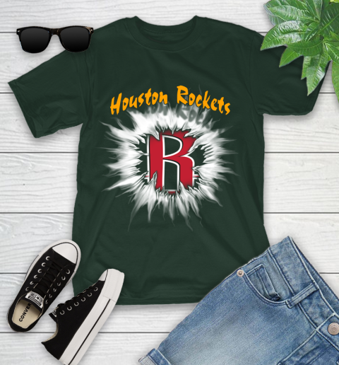 Houston Rockets NBA Basketball Rip Sports Youth T-Shirt 5