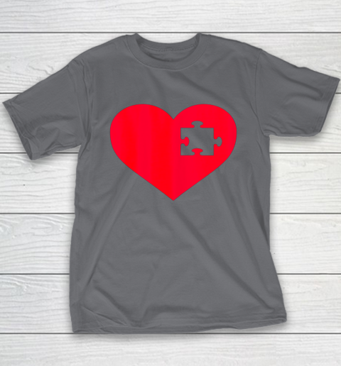 Family Valentine Insert Heart Gift Youth T-Shirt 14