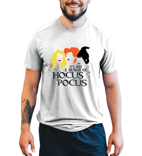 Hocus Pocus Tshirt, It's Just A Bunch Of Hocus Pocus Shirt, Sanderson Sisters T Shirt, Halloween Gifts