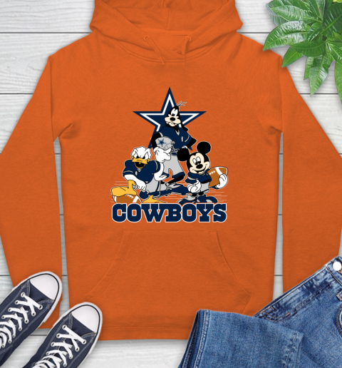 NFL Dallas Cowboys Mickey Mouse Donald Duck Goofy Football Shirt Hoodie 4